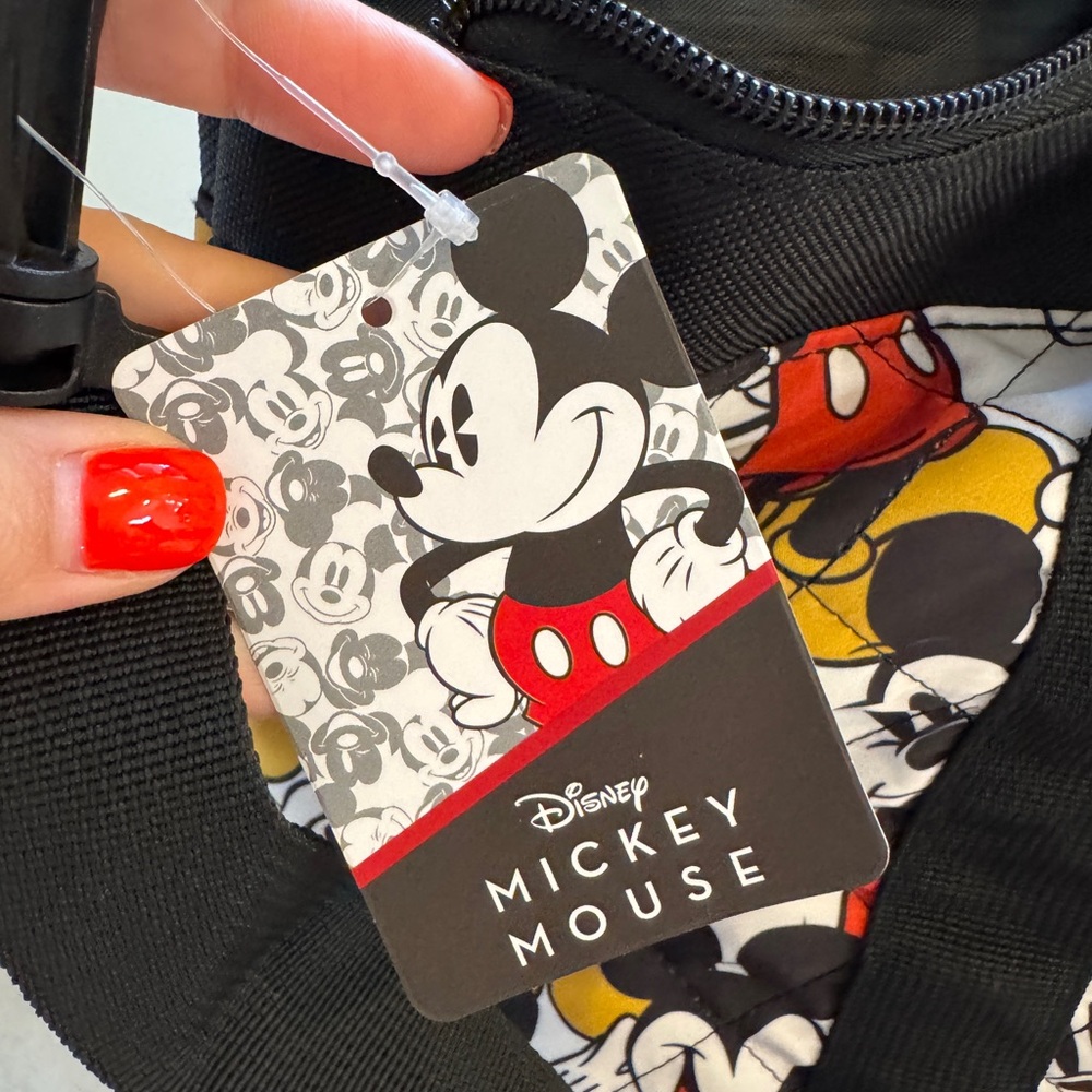 Disney Mickey Mouse Print Bioworld Small Duffle/Weekender Bag NWT - Picture 5 of 6